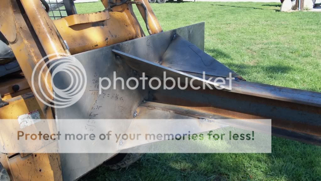 Skid Steer Loader Homemade Log Splitter Build